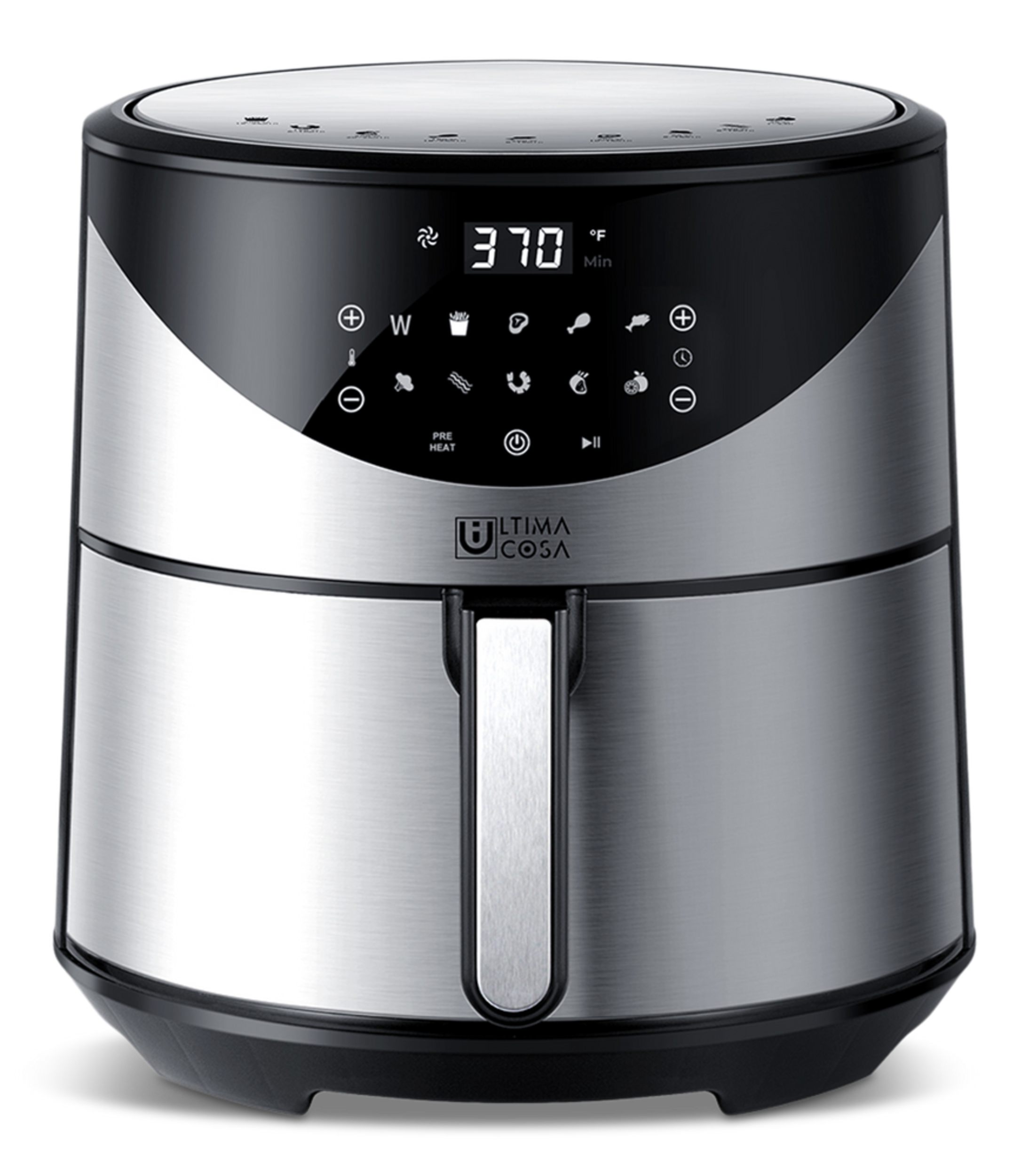 Ultima Cosa Digital Air Fryer with 10+1 Cook Modes, 8.9-qt Front_Elevated