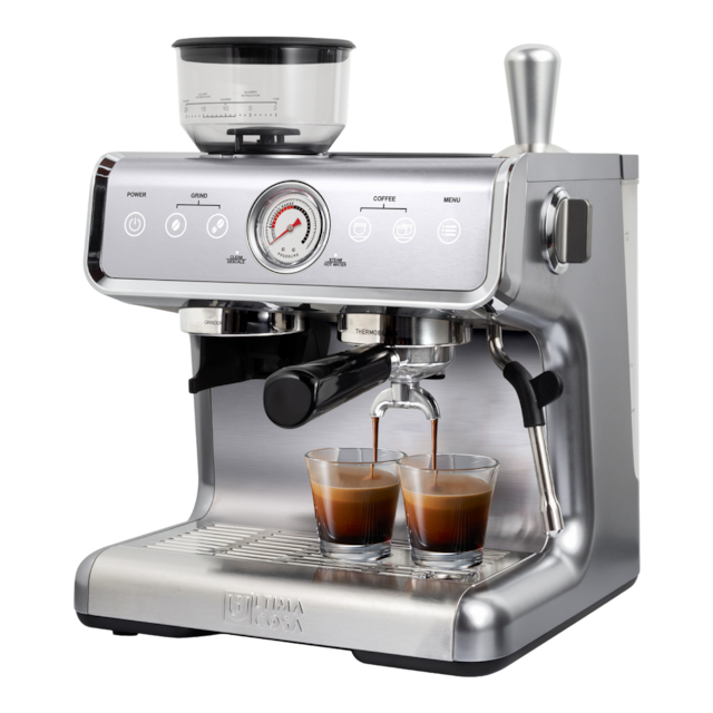 Ultima Cosa Coffee Machine Presto Bollente Espresso Maker with Grinding