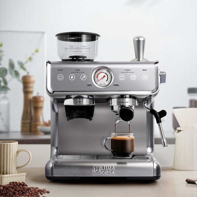 Ultima Cosa Coffee Machine Presto Bollente Espresso Maker with Grinding