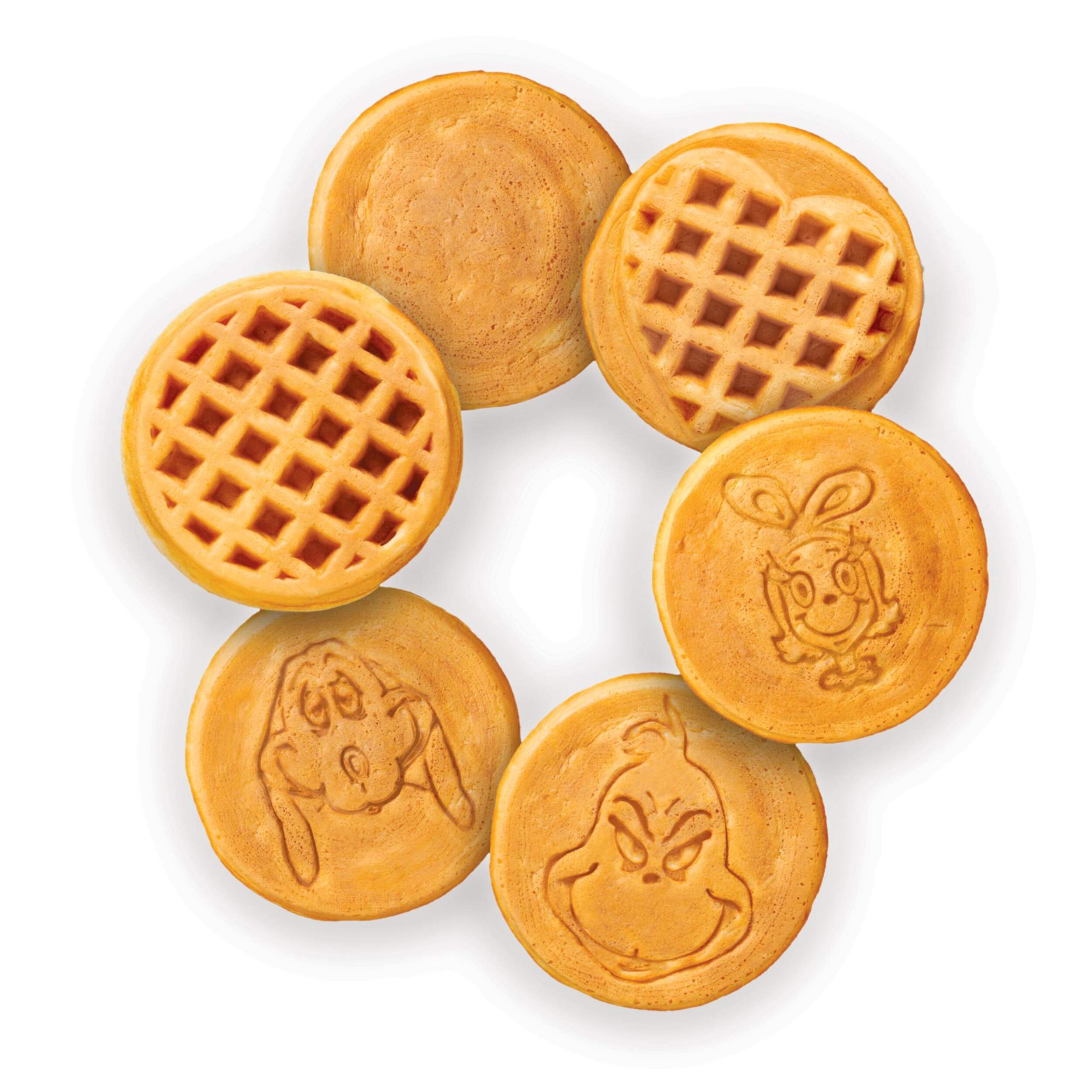 Grinch NonStick Mini Waffle Maker and Griddle, Red Canadian Tire
