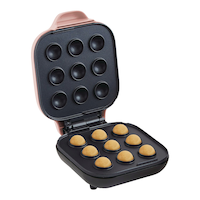 Dash Mini Donut Maker, Rose Gold Front_Three_Fourths_Angled_Right