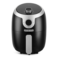 Black & Decker Non-Stick Air Fryer with Cool Touch Handle, 1.9-qt Front_Flat