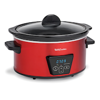 Betty Crocker Digital Programmable Slow Cooker with Tempered Glass Lid, 5-qt
