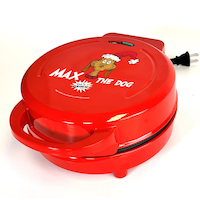 Grinch Dr. Seuss Max the Dog Pet Treat Maker, Red Front_Three_Fourths_Angled_Left