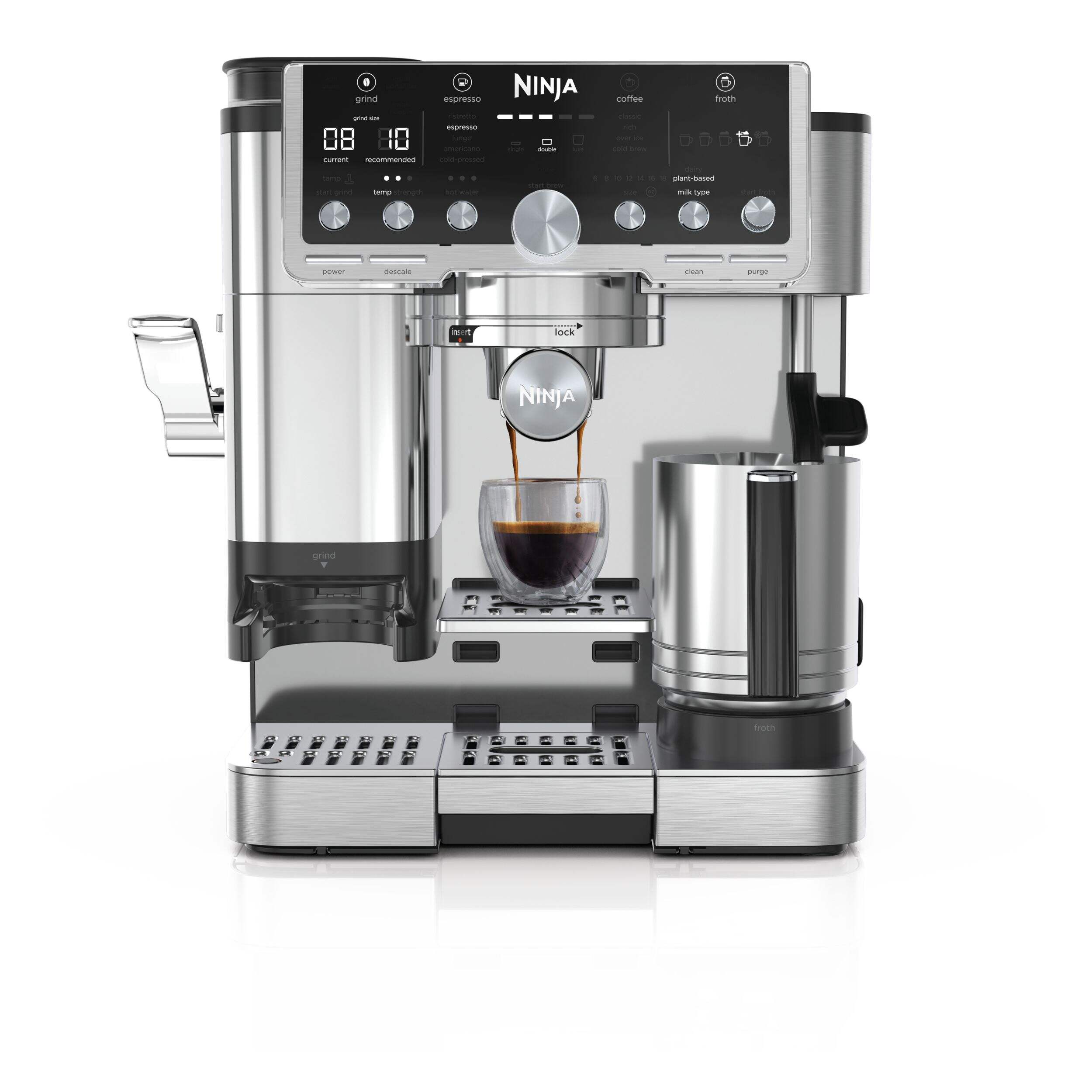 Ninja Luxe Café Pro Series, Espresso Maker Front_Flat