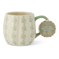Core Home Harvest Cream and Sage Mug