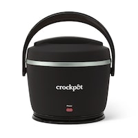 Crock Pot Electric Lunch Box with Detachable Cord, Black Licorice Front_Flat