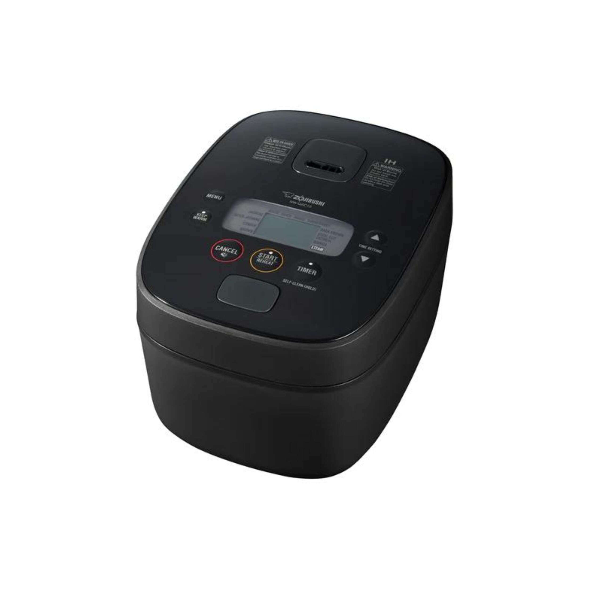 Zojirushi Induction Heating Rice Cooker, Black, 5.5-cups Front_Three_Fourths_Angled_Left