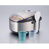 Zojirushi Induction Heating System Rice Cooker with Lid, Brown, 3-cups Front_Three_Fourths_Angled_Left