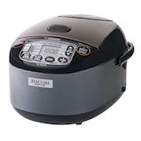 Zojirushi Umami Micom Rice Cooker with Stainless Steel Lid, 5.5-cups Front_Three_Fourths_Angled_Left