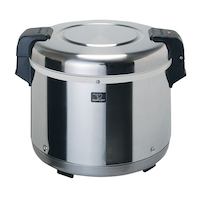 Zojirushi Stainless Steel Commercial Electric Rice Warmer with Non-Stick Inner Pan, 8-L Front_Elevated