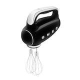 Smeg 50s Retro Style Electric 9-Speed Hand Mixer with Dough Hook & Whisk Front_Three_Fourths_Angled_Left