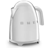 Smeg 50s 1400W Retro Style Fix Temperature Electric Countertop Kettle, Chrome, 1.7-L Front_Angled_Left