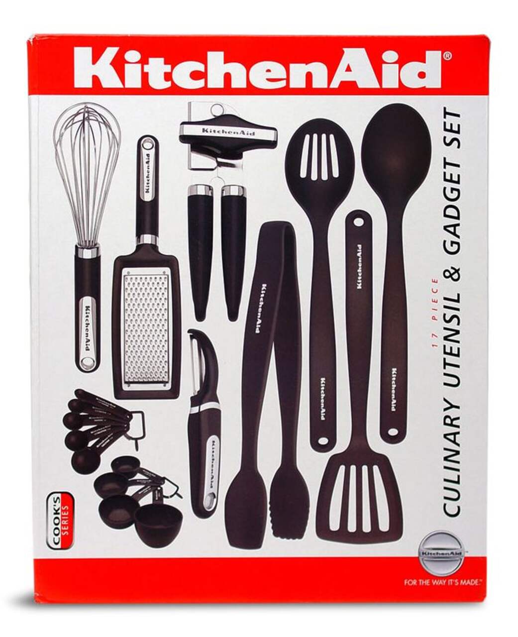 KitchenAid Classic Tool and Gadget Set, 17-pc, Black