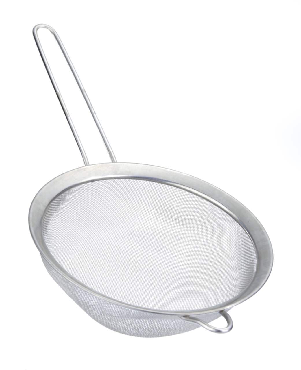 Stainless Steel Long-Handle Strainer, 7-in
