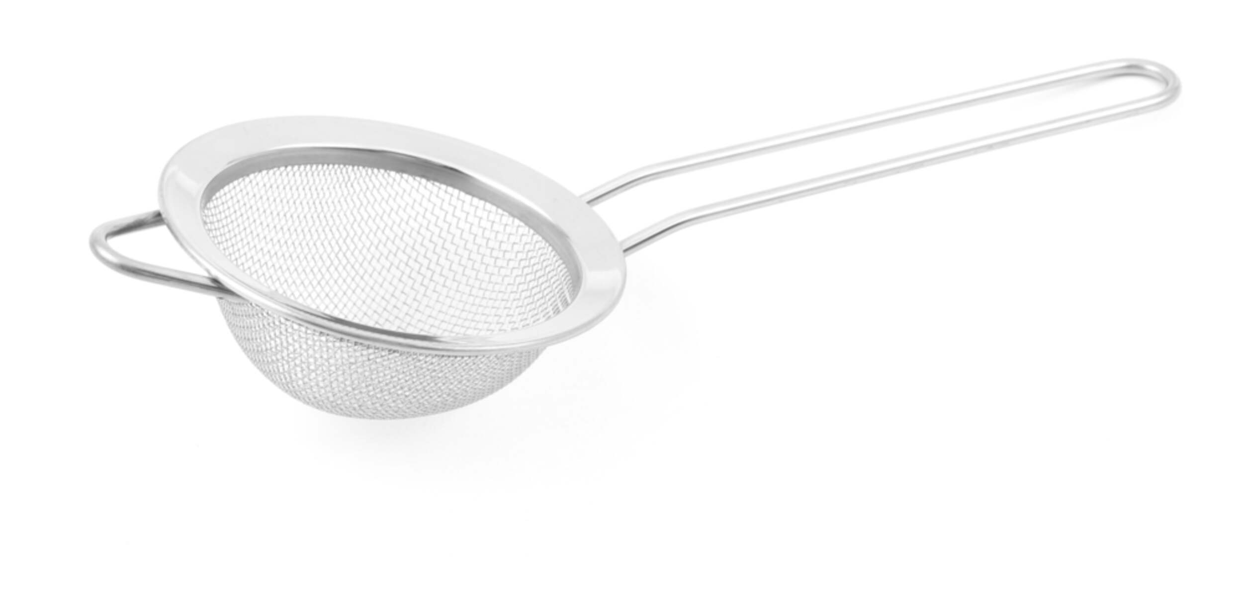 Stainless Steel Long-Handle Strainer, 2-3/4-in Front_Angled_Left
