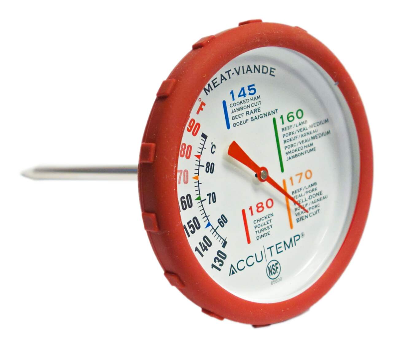 AccuTemp Wired Meat Thermometer: Safe, Tender, Juicy & Flavorful