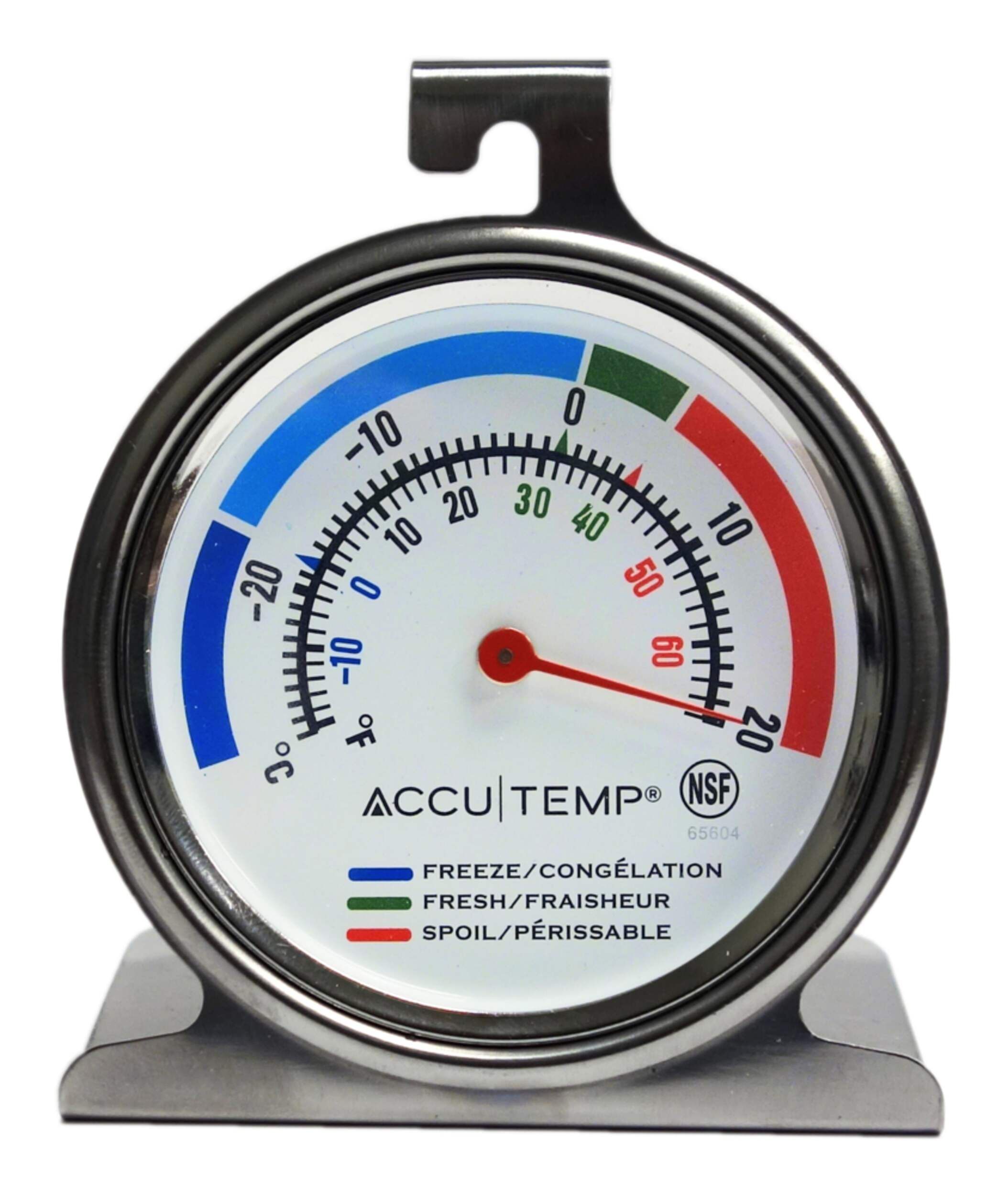 MASTER Chef Refrigerator & Freezer Thermometer Front_Elevated