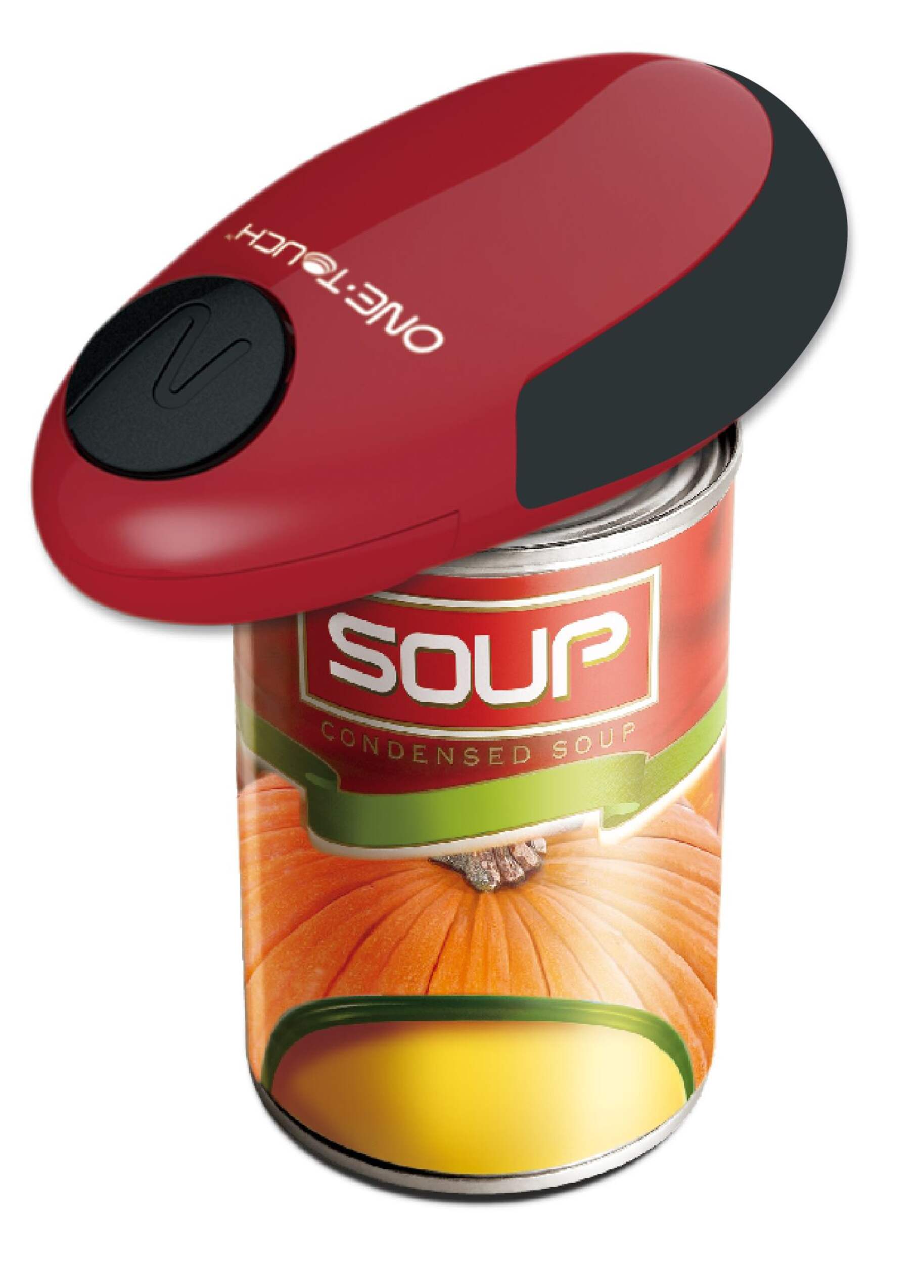 One Touch Compact Automatic Can Opener Overhead_Plunge