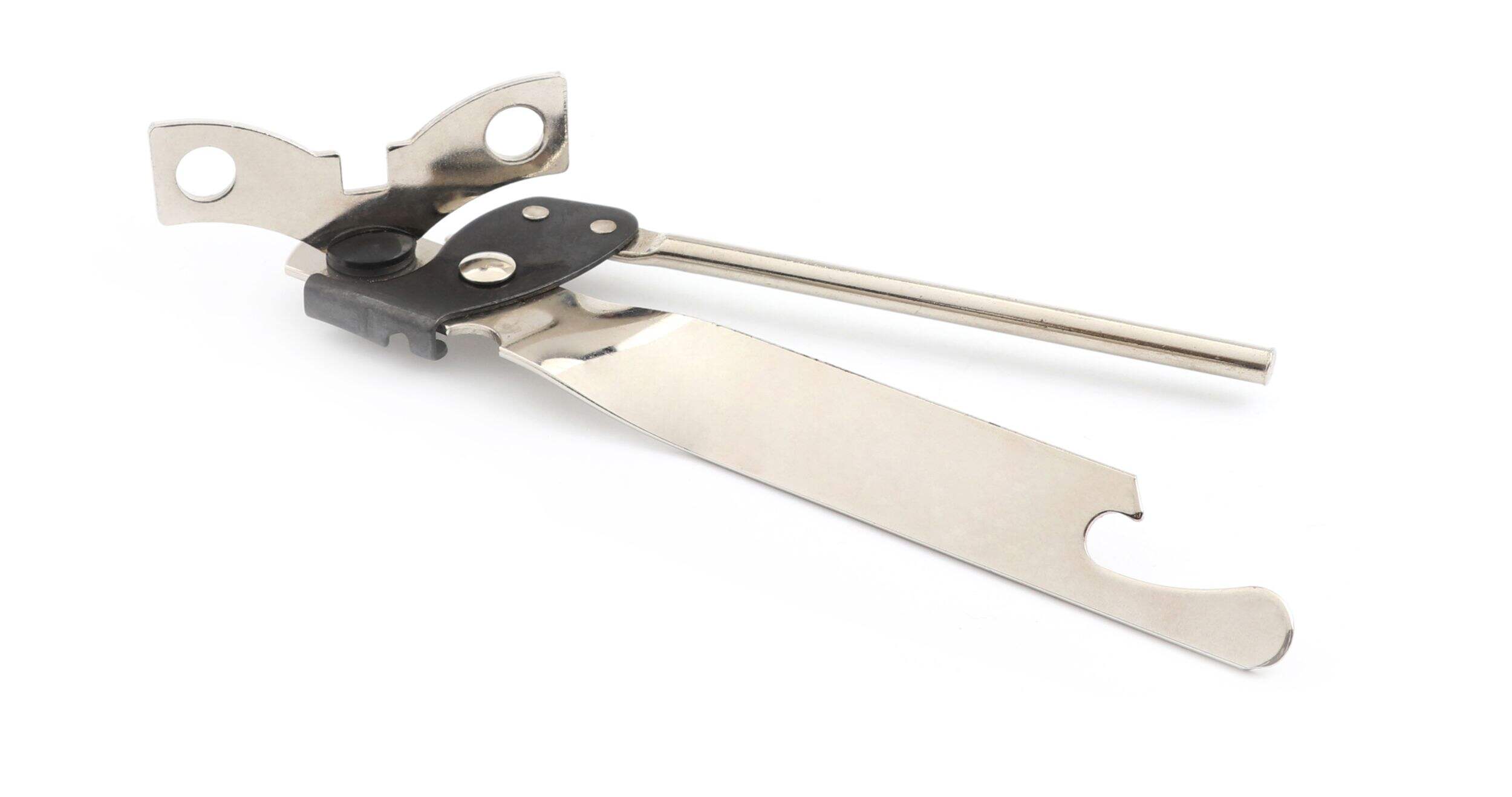 Ouvre-boîte/décapsuleur papillon en acier inoxydable Front_Angled_Right