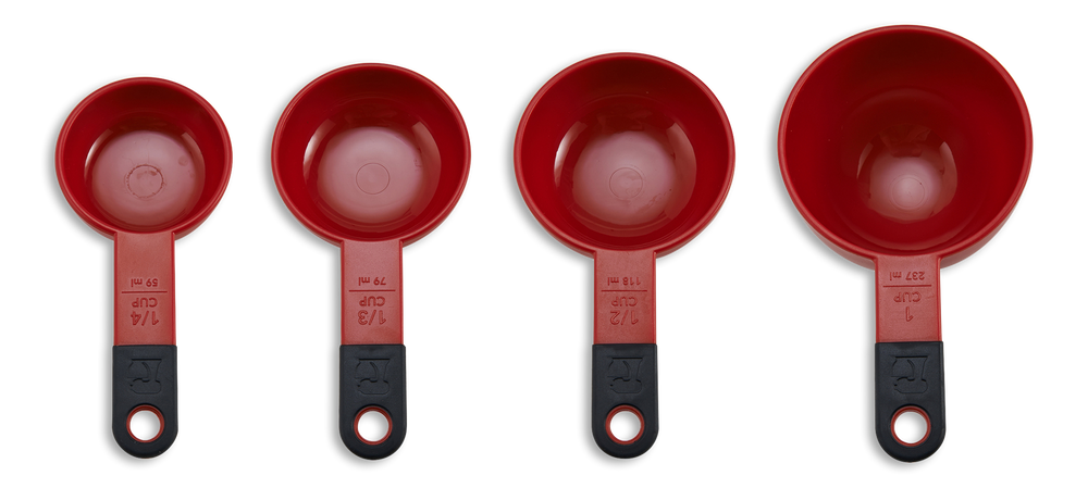 KitchenAid Plastic Measuring Cups, Red Canadian Tire