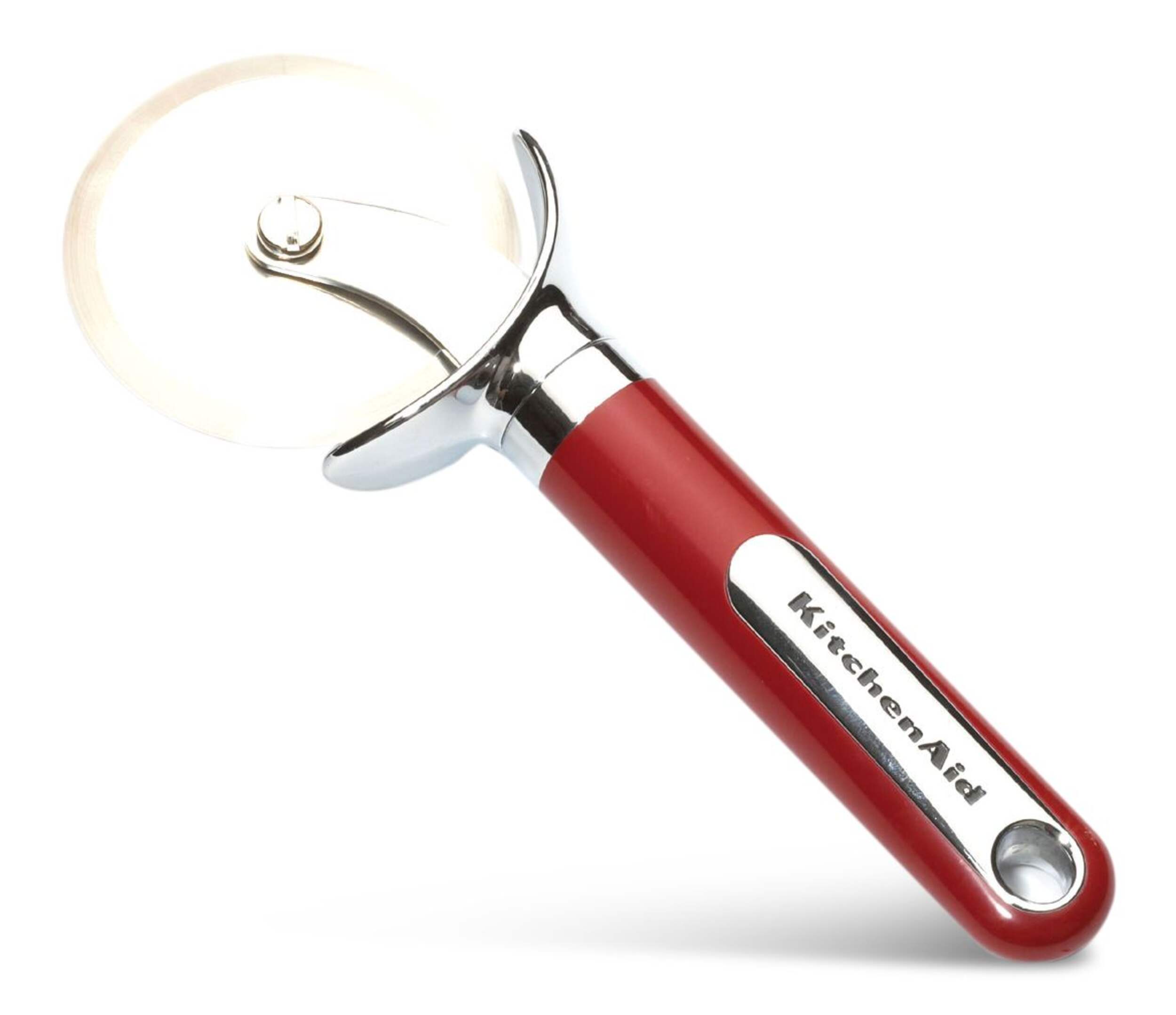 KitchenAid Red Pizza Wheel Front_Three_Fourths_Angled_Right