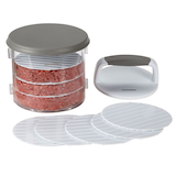 Starfrit Hamburger Stacker with Airtight Lid Composite_or_Mixed