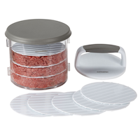 Starfrit Hamburger Stacker with Airtight Lid Composite_or_Mixed