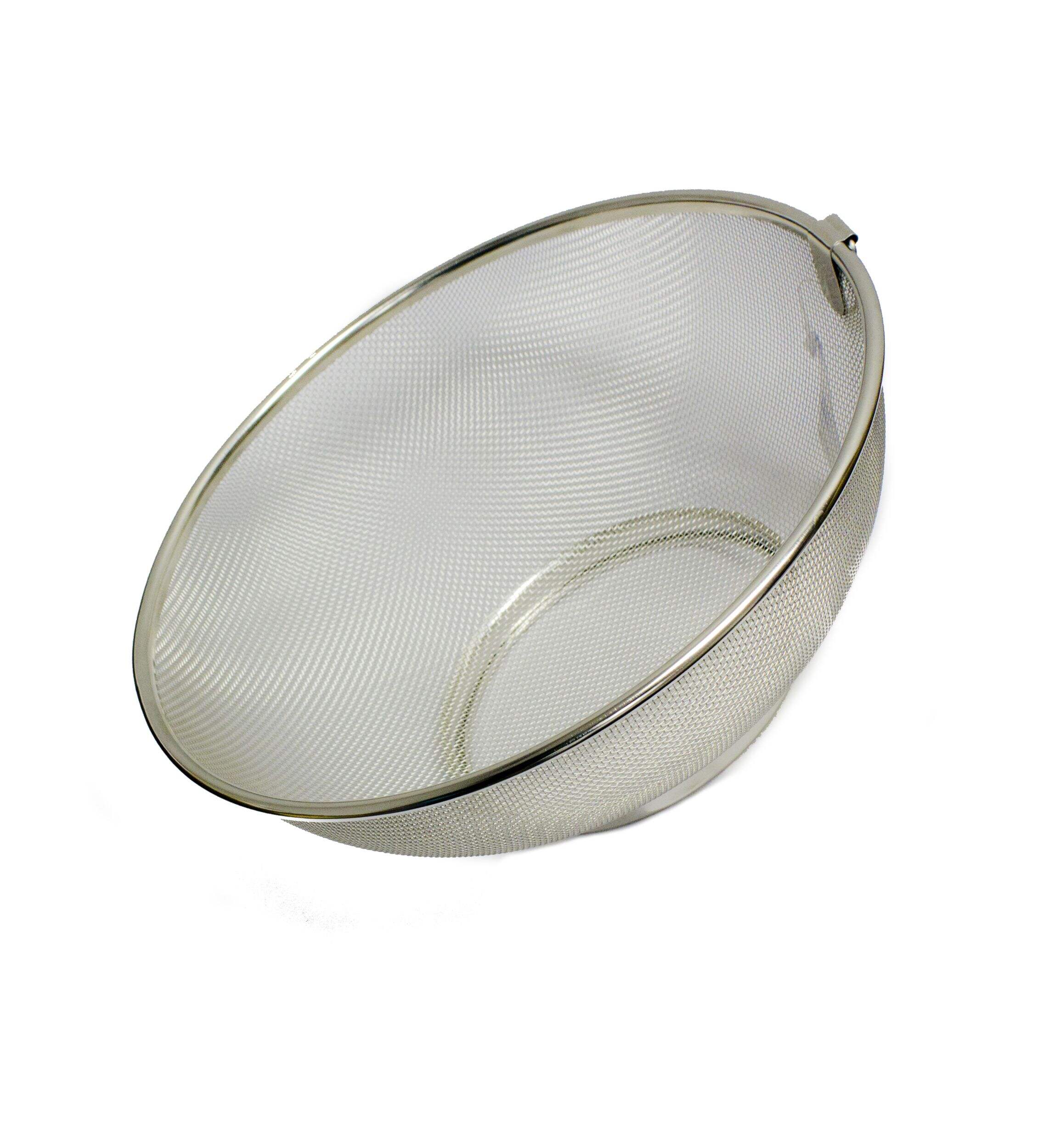 Stainless Steel Mesh Colander, 9.5-in, 1.89-L Front_Angled_Left