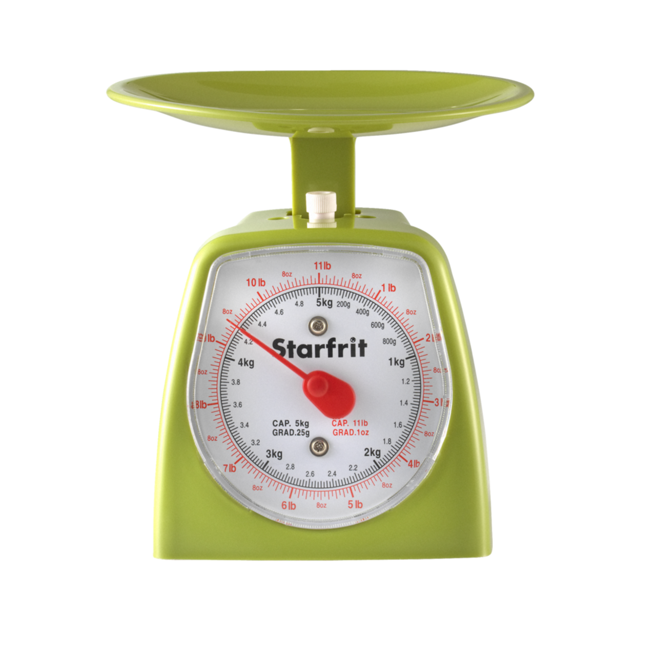 Starfrit 11 lb. Capacity Retro Mechanical Kitchen Scale with
