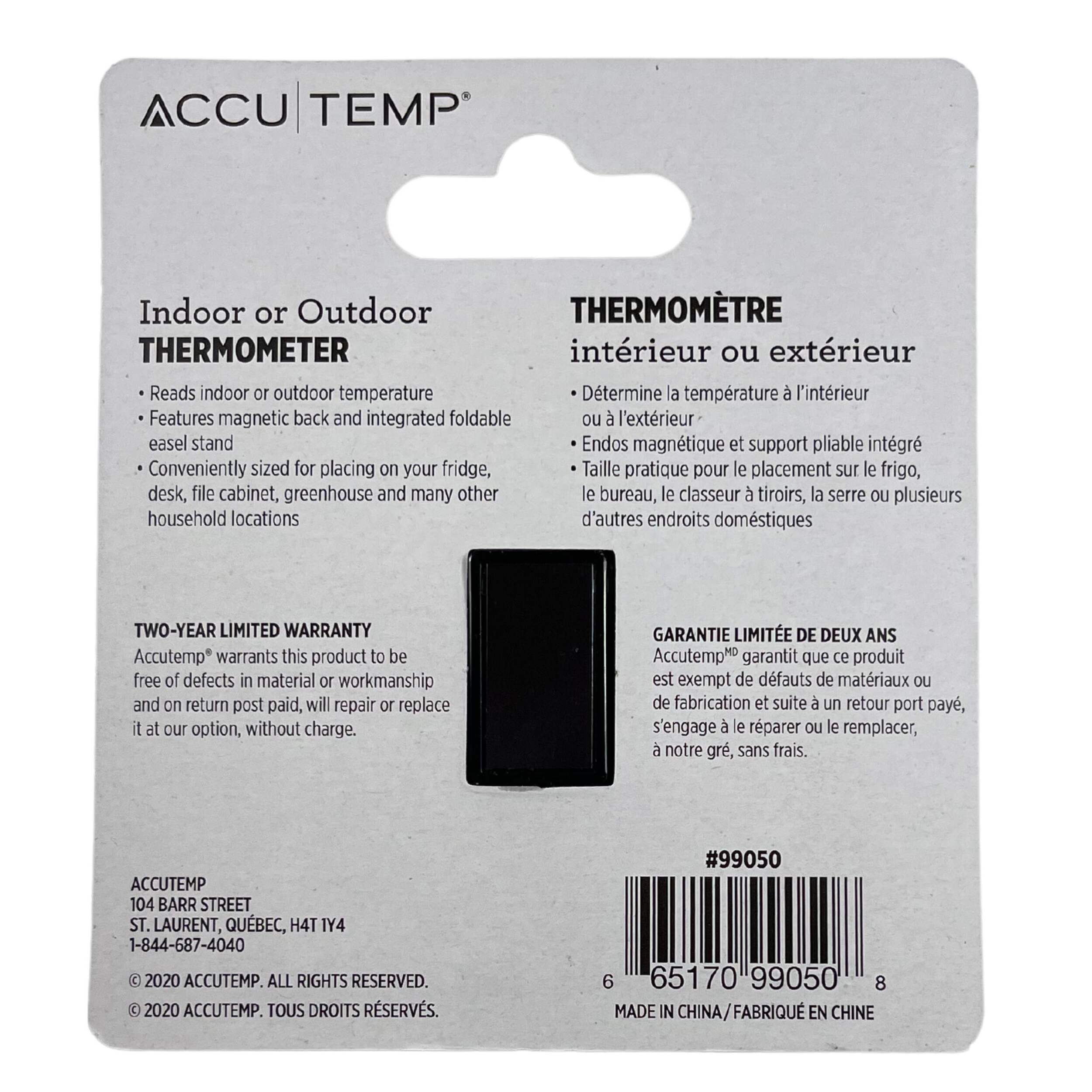 Accutemp Analog Mini Thermometer Canadian Tire