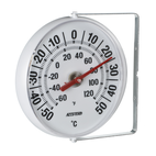 Thermomètre int/ext Accutemp et hygromètre, blanc, 9 po