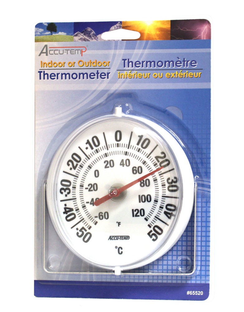 Accutemp Analog Thermometer, Outdoor/Indoor Canadian Tire