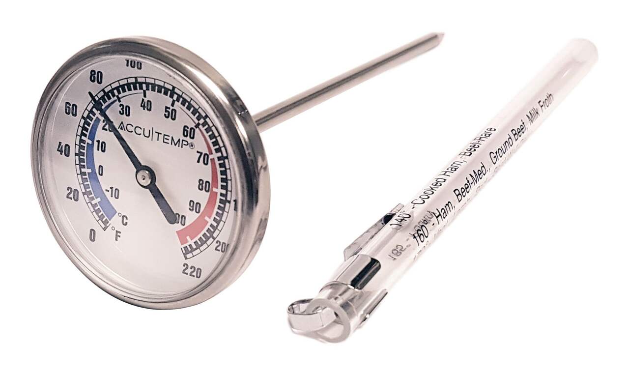 Master Cook Pocket Meat Thermometer Instant Read, Mini, Black