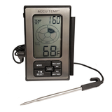 Thermomètre à viande câblé Accu-Temp avec sonde en acier inoxydable Front_Flat