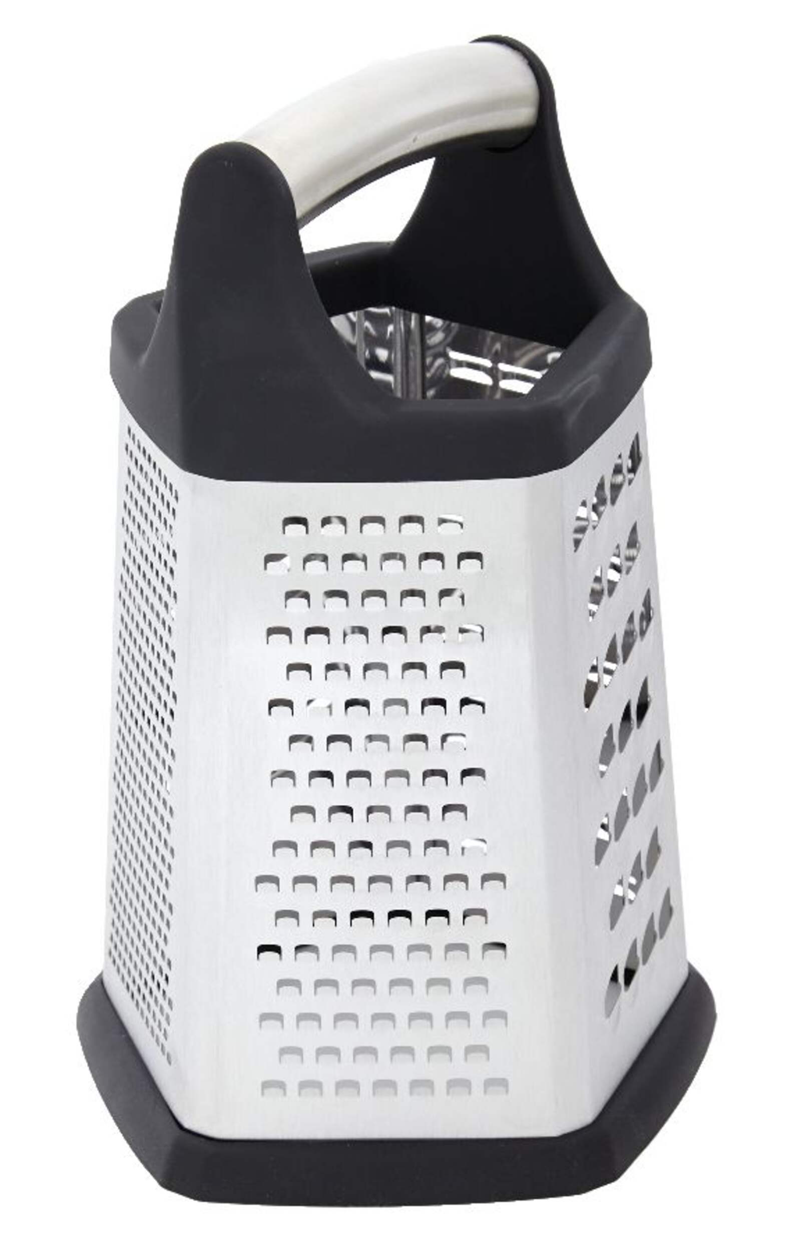 Lagostina 5-sided Stainless Steel Box Grater Front_Angled_Right