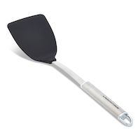 Lagostina Stainless Steel Solid Turner with Nylon Head Overhead_Plunge