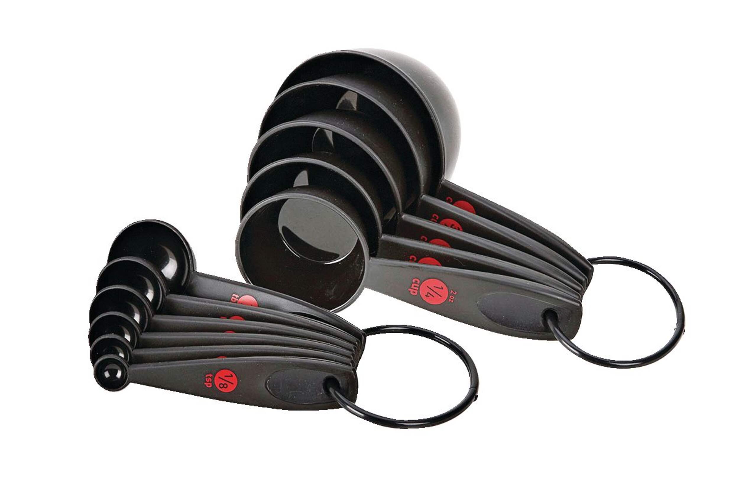 T-fal Plastic Measuring Cups & Spoons Set, 11-pc Front_Angled_Left