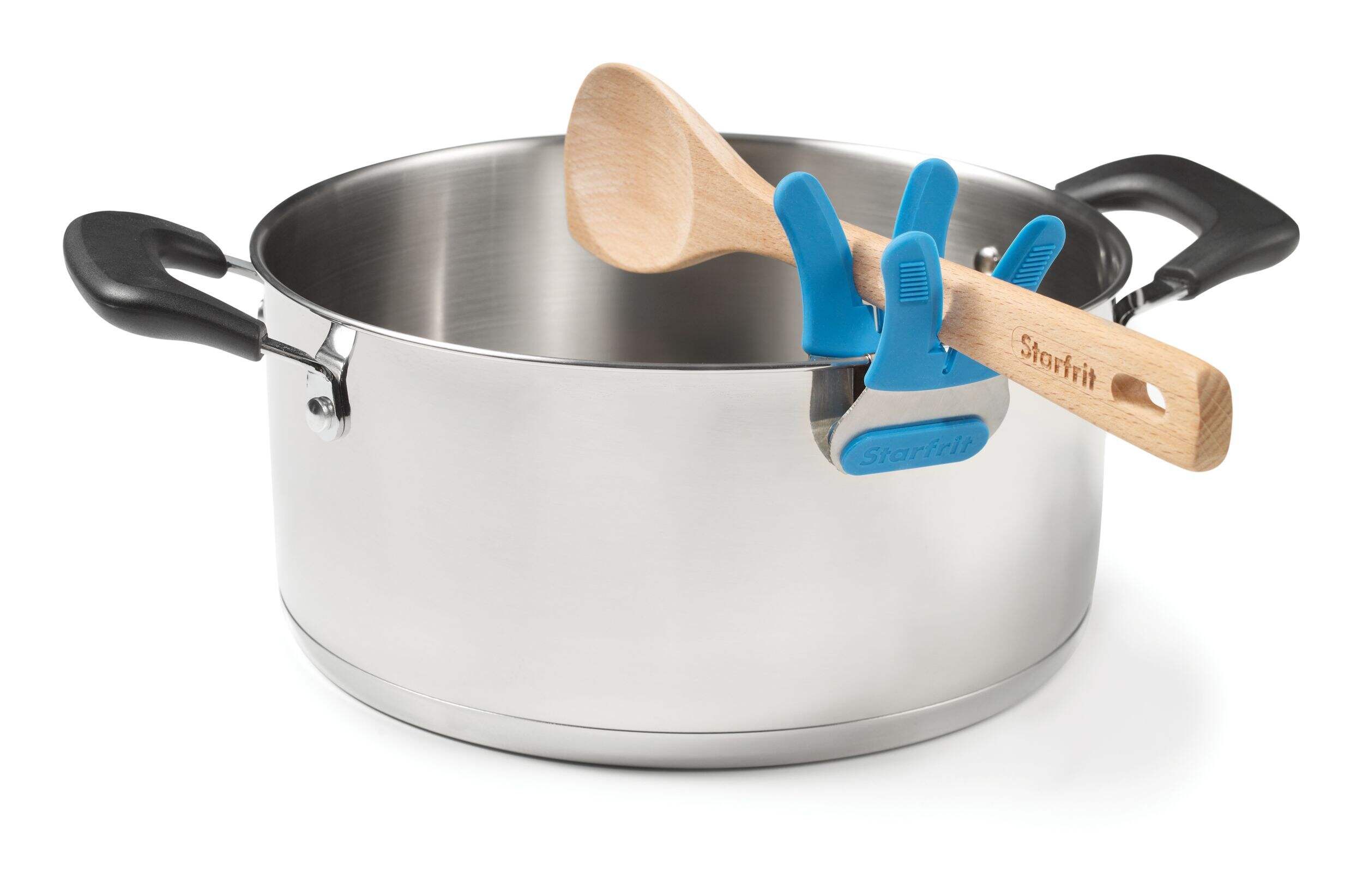 StarfritSilicone Utensil Pot Clip Front_Angled_Right