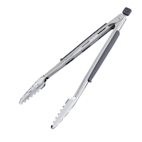 PADERNO Stainless Steel Tongs, 12-in Front_Angled_Left