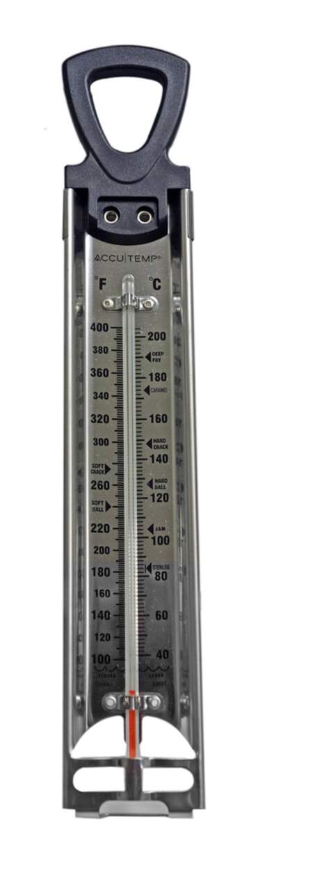 Accutemp Stainless Steel Paddle Style Deep Fry & Candy Thermometer