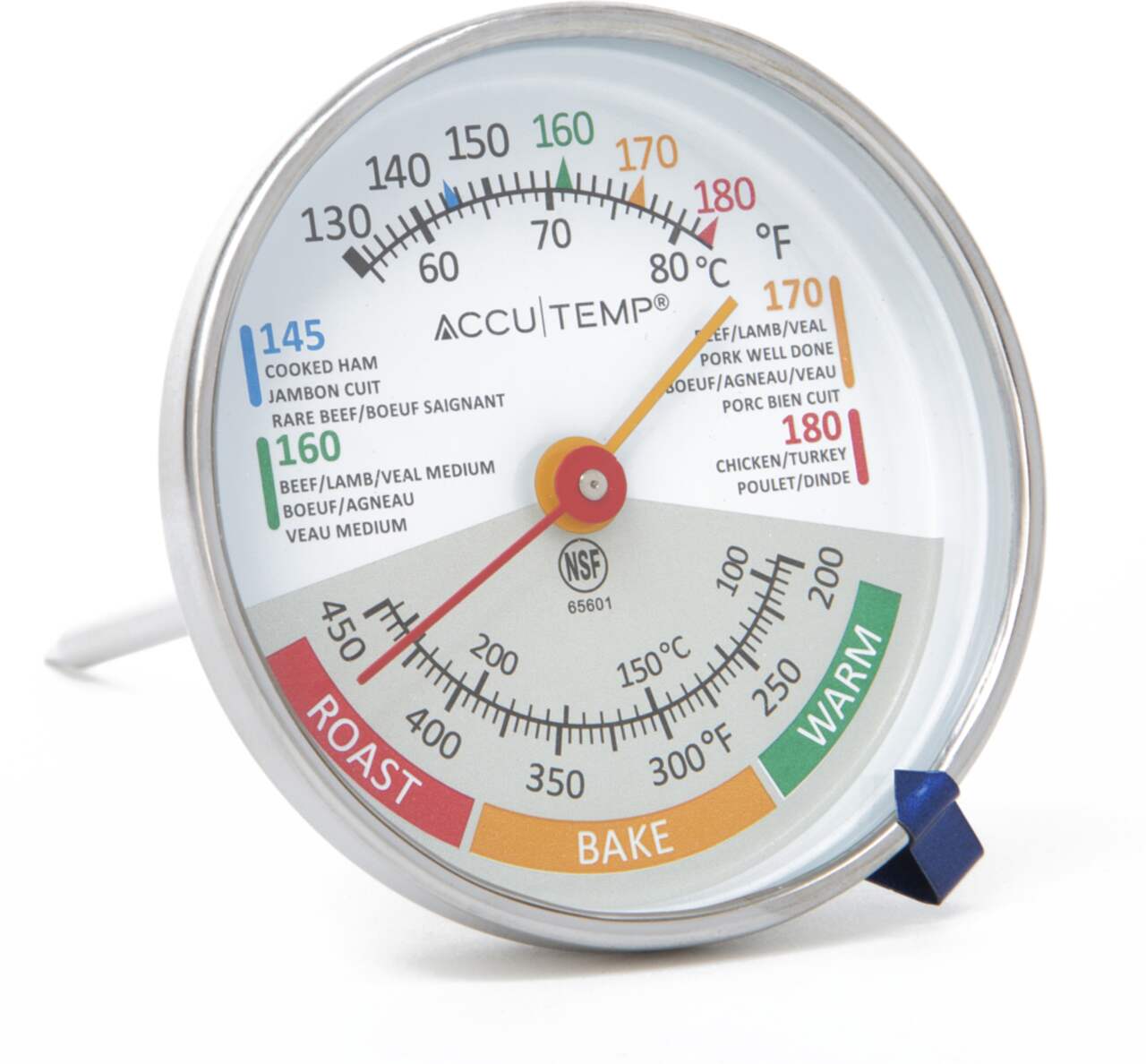 Accutemp Wired Meat Thermometer with Stainless Steel Probe