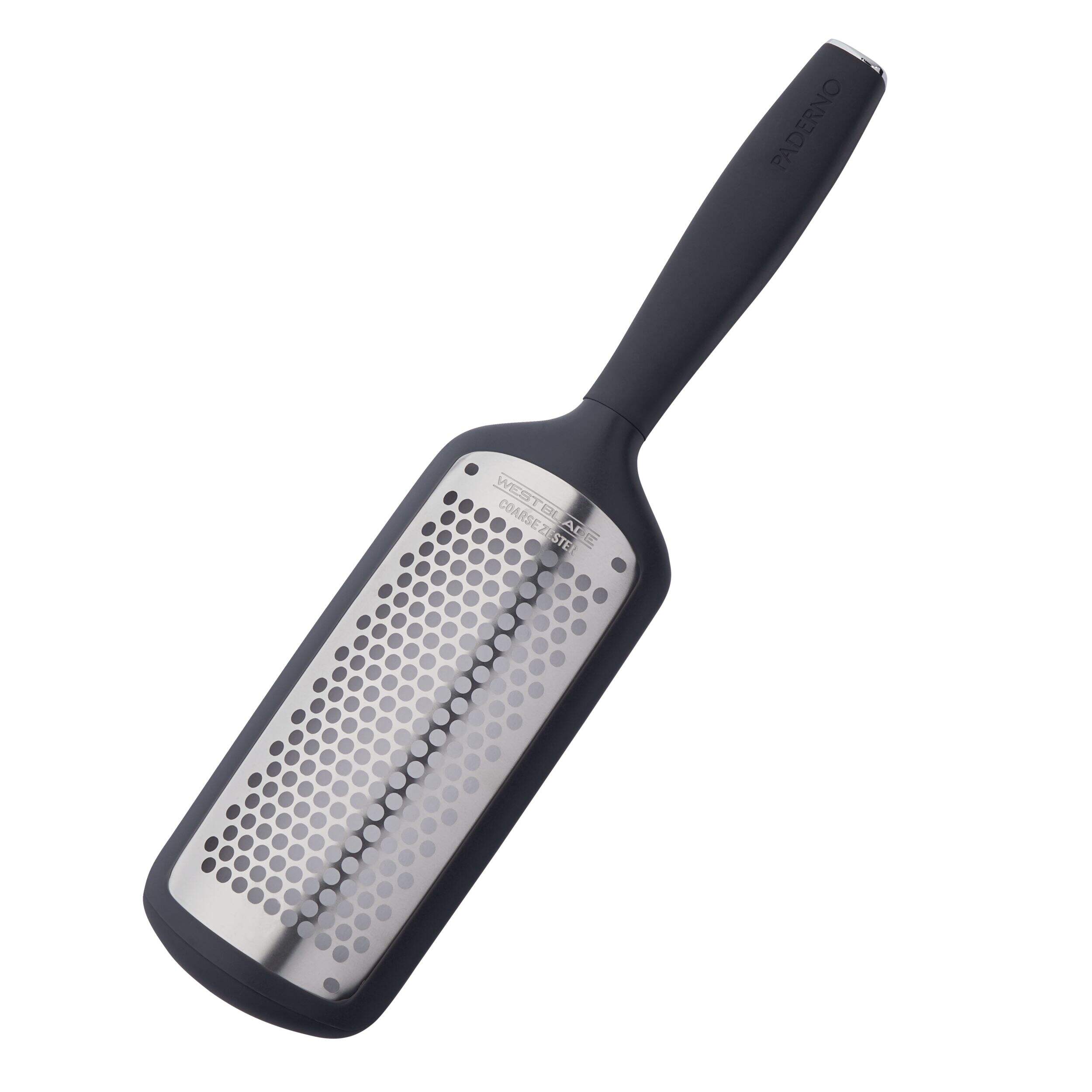 PADERNO West Blade Citrus Zester with Stainless Steel Blade, Medium Front_Angled_Left