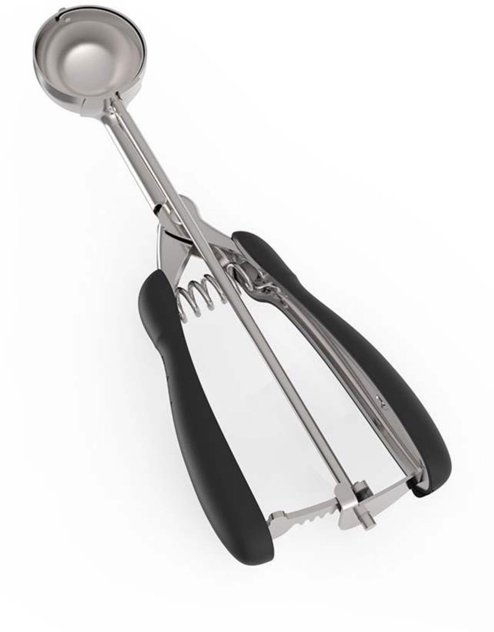 T-fal Soft Comfort Grip Stainless Steel Cookie Scoop Back_Angled_Left