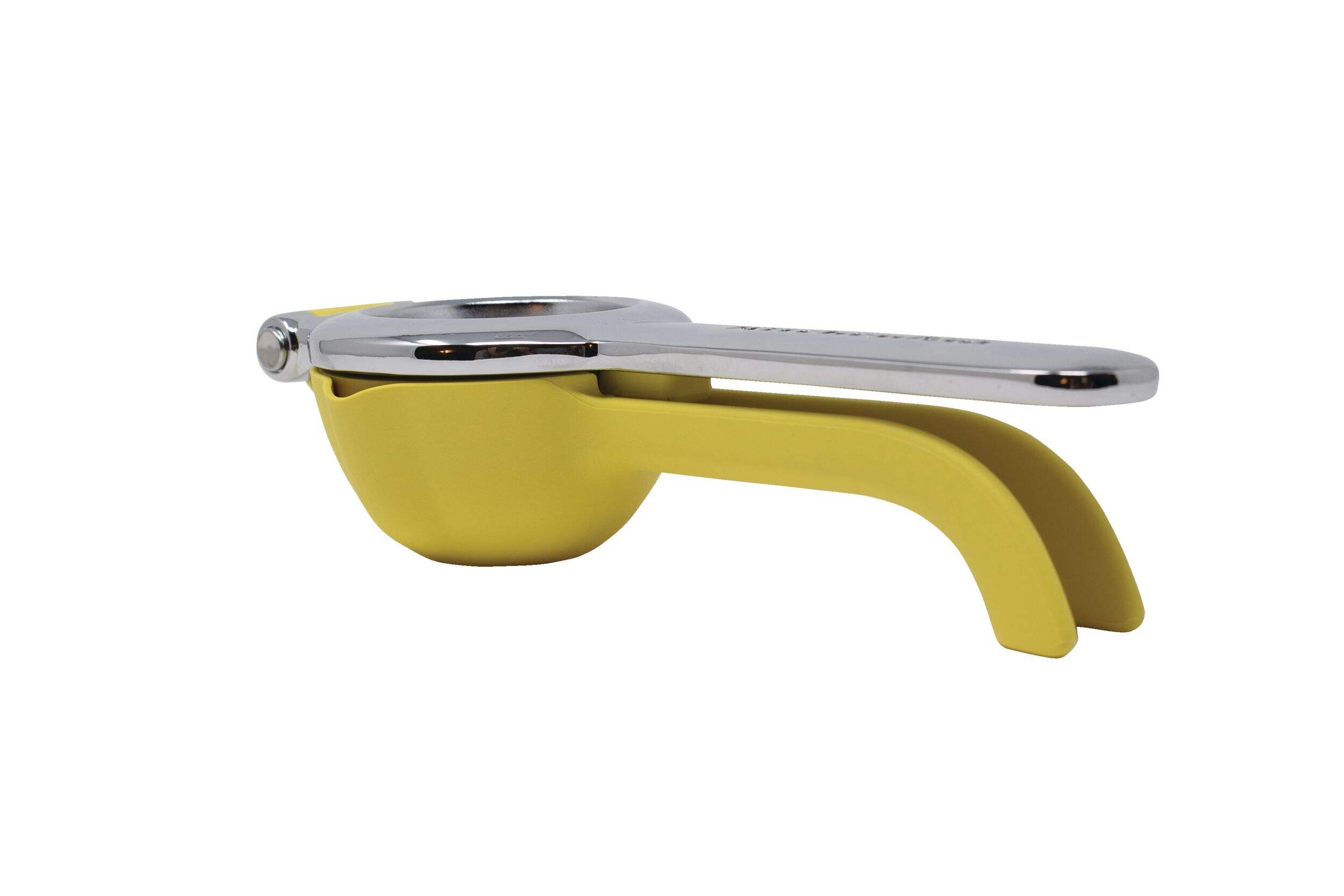 KitchenAid®  No Stress No Mess Aluminum Citrus Press, Yellow  Front_Three_Fourths_Angled_Right