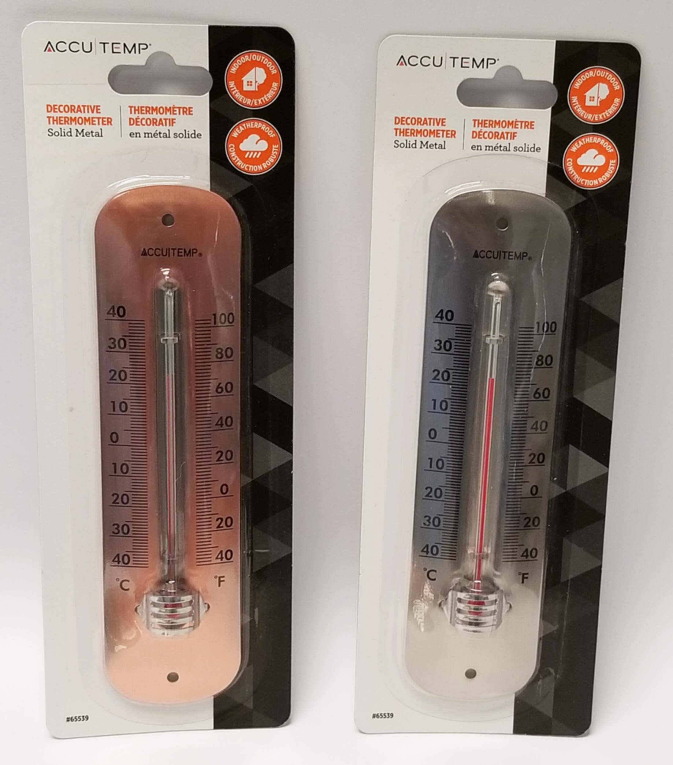 Accutemp Metal Thermometer, 7.5-in Front_Flat