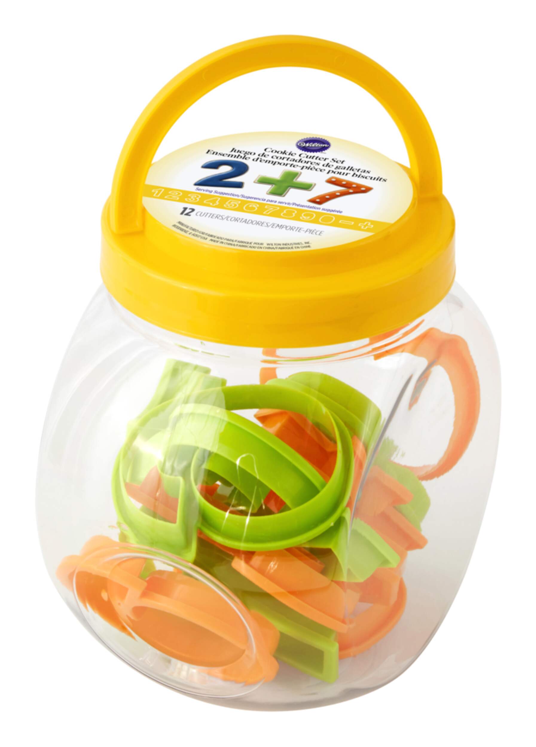 Wilton Numbers Cookie Cutter Set, 12-pc Front_Angled_Left