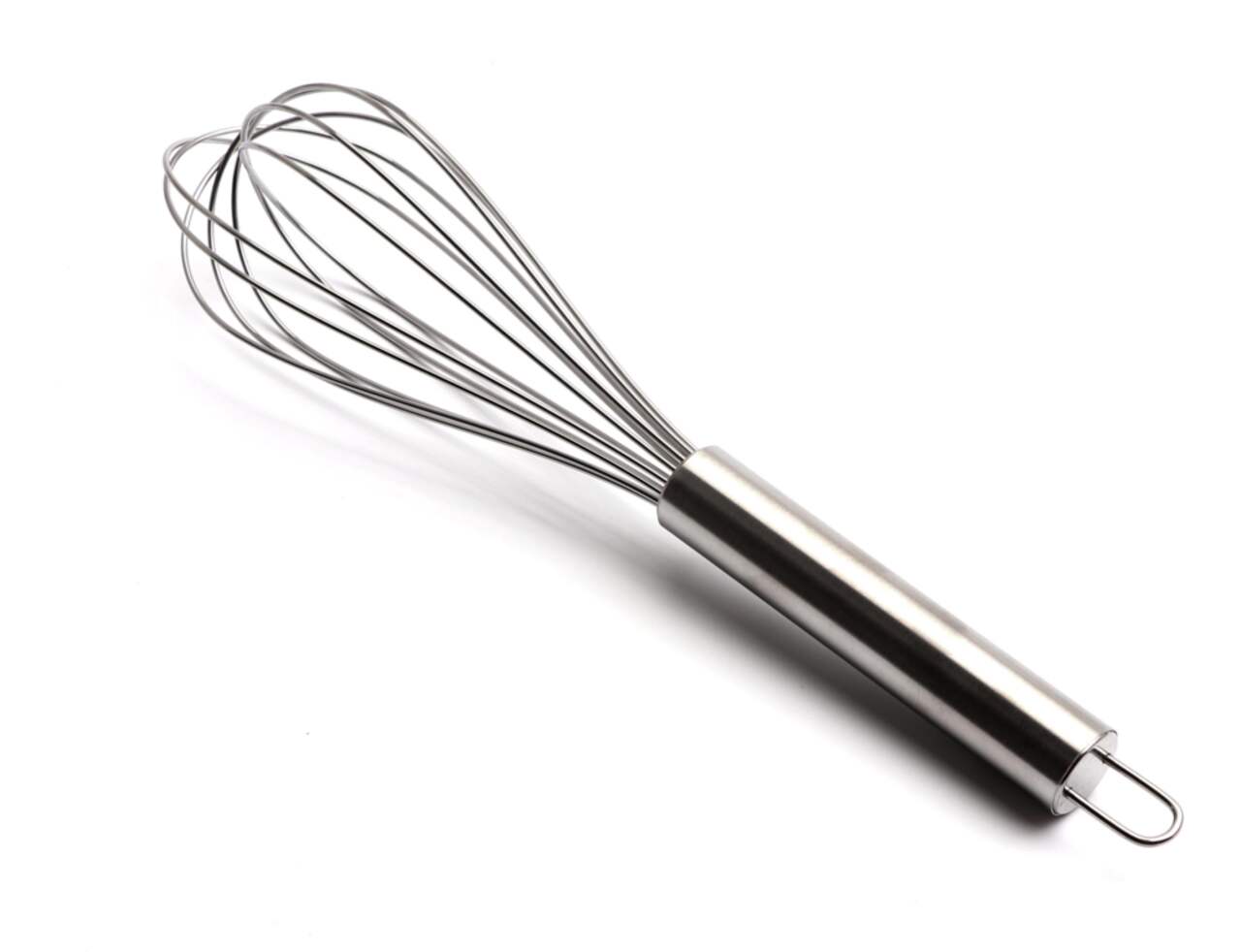 STAINLESS STEEL SAUCE WHISK WITH HOOK - PURCHASE OF KITCHEN UTENSILS Choix  longueur (cm) 25
