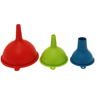 Starfrit Silicone Funnel Set, 3-pc Front_Elevated