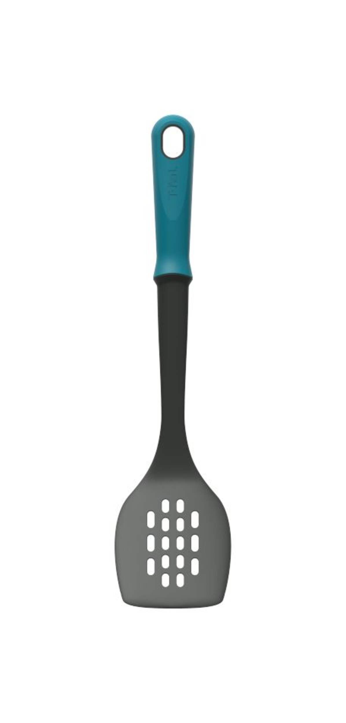 Spatule en nylon T-Fal, sarcelle Front_Flat